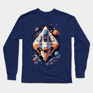 Spaceship Long Sleeve T-Shirt